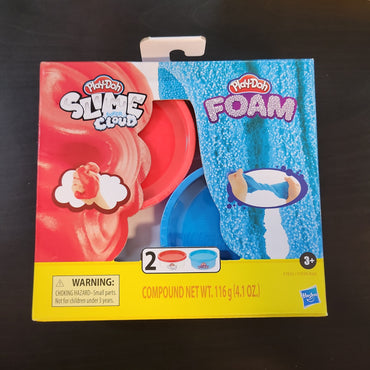 Play-Doh Slime Super Cloud - Red and Blue