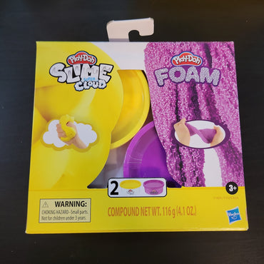 Play-Doh Slime Super Cloud - Yellow and Purple