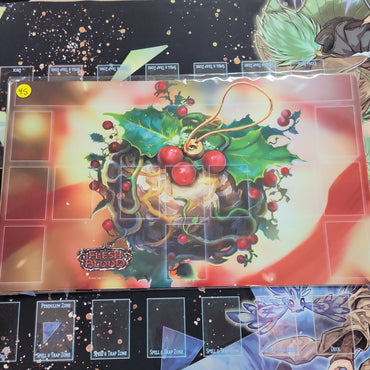 Flesh and Blood Playmat Festive Christmas Cracked Bauble