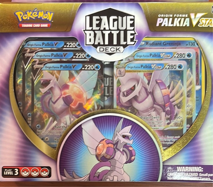 Origin Forme Palkia VSTAR revealed as next League Battle Deck! 