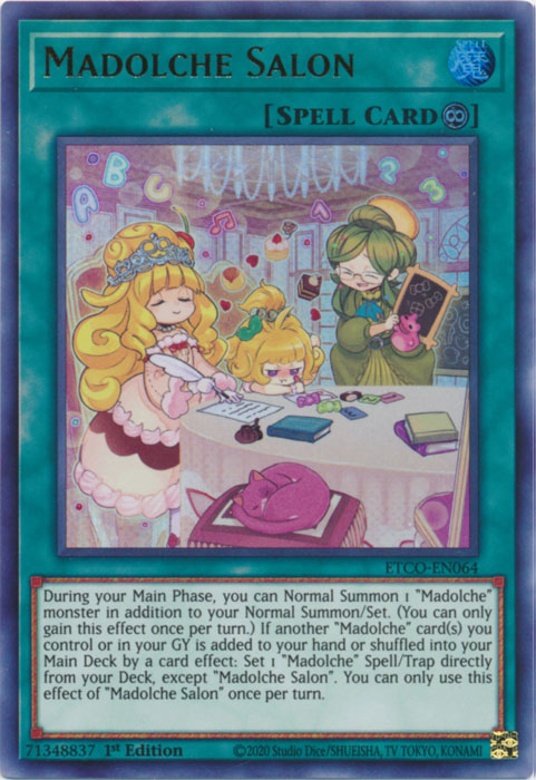 Yu-Gi-Oh! Single Card ETCO-EN064 Madolche Salon (Ultra Rare)