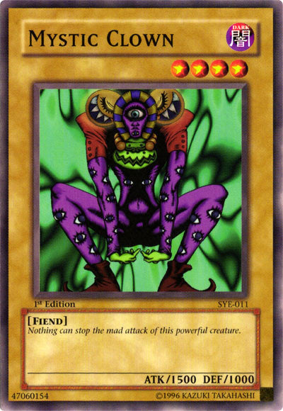 yugioh clown cards Mystic [SYE-011] Common Unique Yu Thranduil, Sindarin Liege (Showcase) Variant:Mega Brave Booster Pack Price Range_0 - 10$