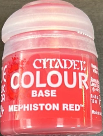 Citadel Colour Base Mephiston Red