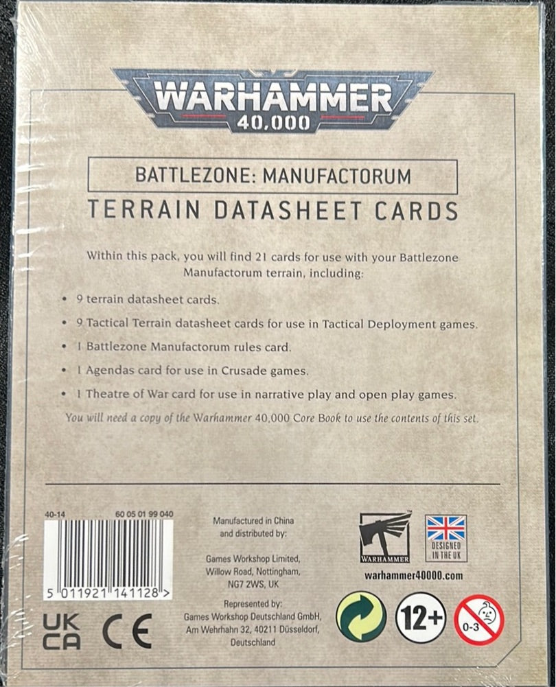 Warhammer deals 40K Battlezone Fronteris Nachmund and Battlezone Manufactorum terrain