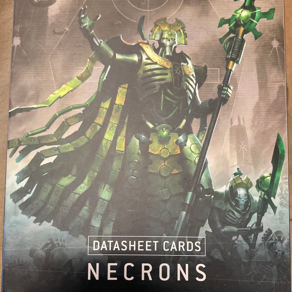 Warhammer 40K Necrons Datasheet Cards