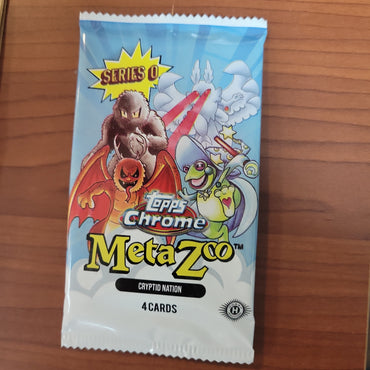Meta Zoo - Cryptid Nation - Topps Chrome Series 0 - Booster Pack