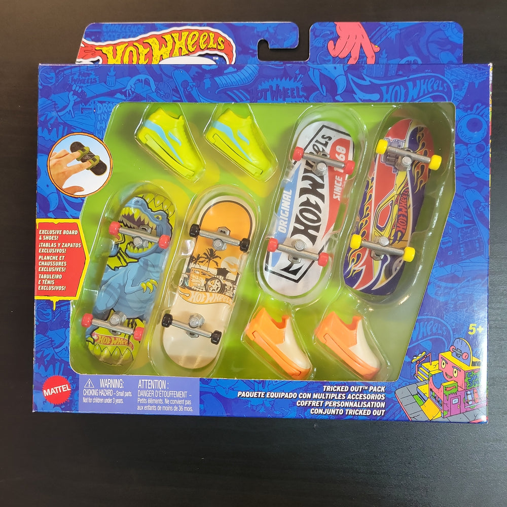 Hot Wheels Skate Fingerboard 4 Pack