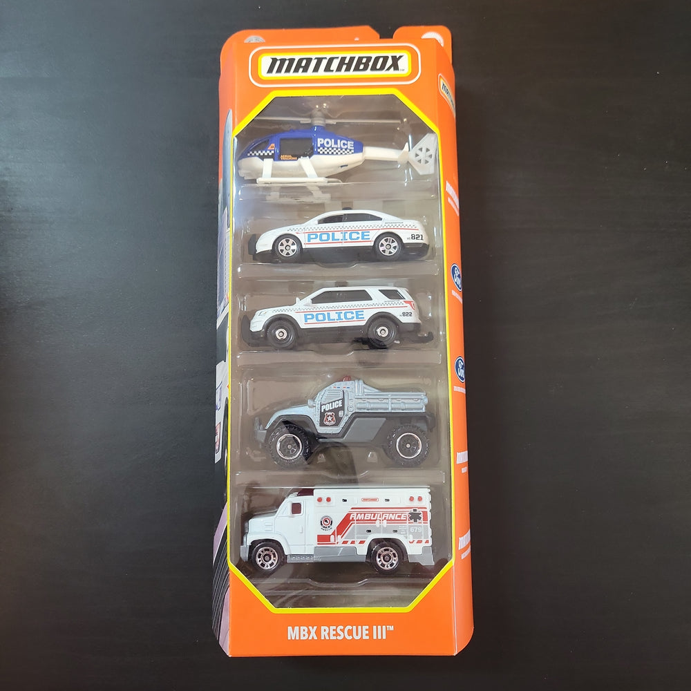 Matchbox 5 Pack - MBX Rescue 3