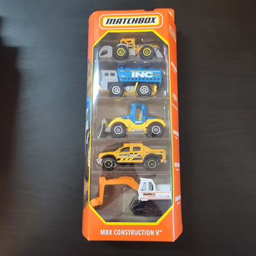 Matchbox 5 Pack - MBX Construction 5