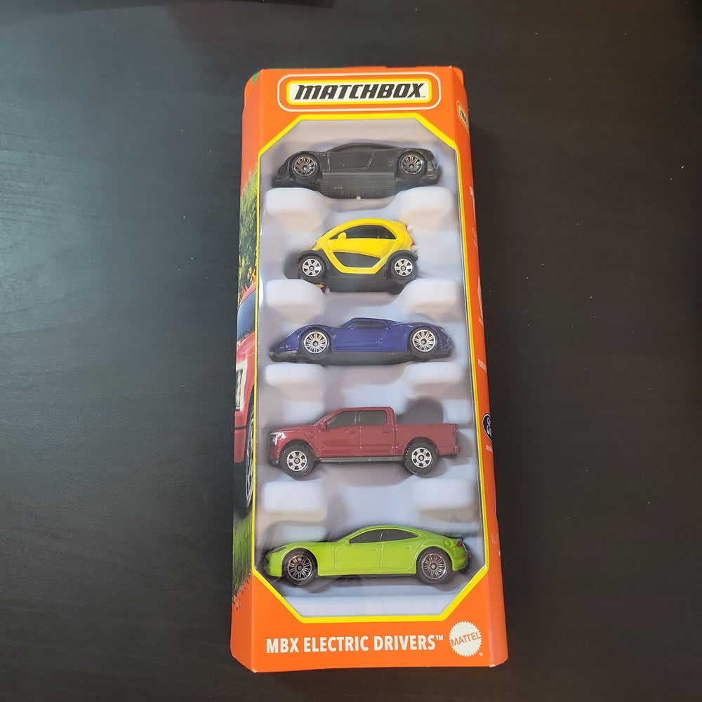 Matchbox 5 Pack - MBX Electric Drivers