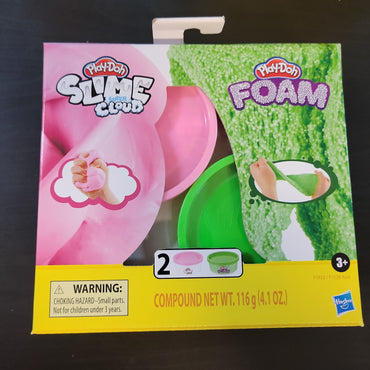 Play-Doh Slime Super Cloud - Pink and Green