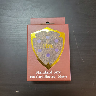 Magic Mafia 100 Standard Size Card Sleeves - Purple Matte