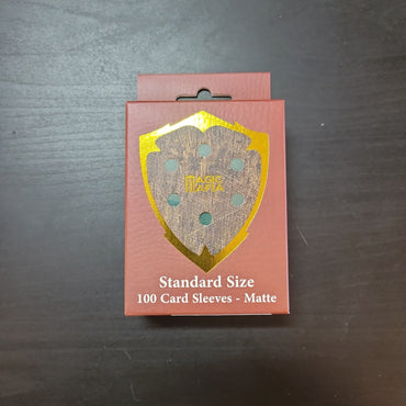 Magic Mafia 100 Standard Size Card Sleeves - Green Matte