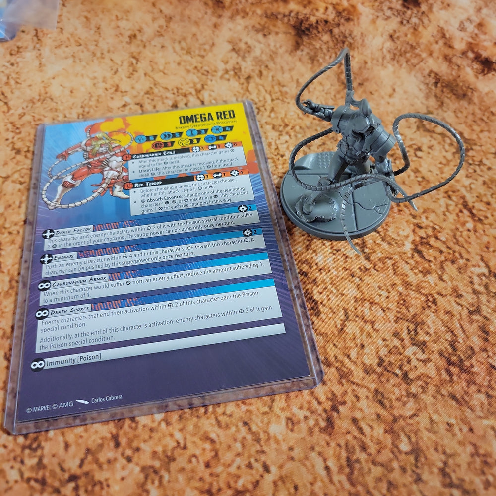 Marvel Crisis Protocol - Omega Red Used #343