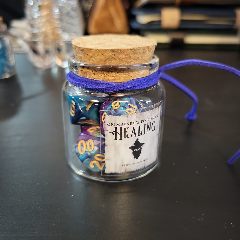 Grimbeards Dice Potion - Blue/Purple