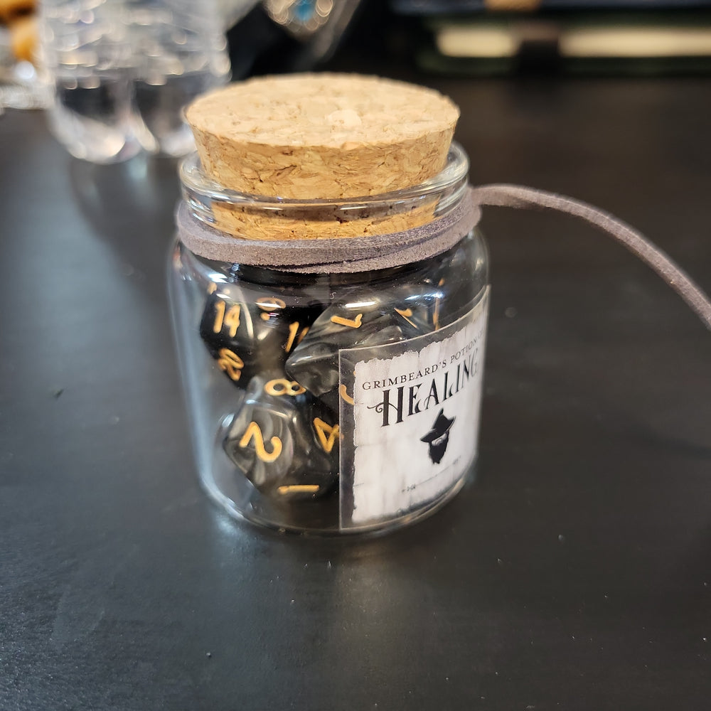 Grimbeards Dice Potion - Black/Smoke