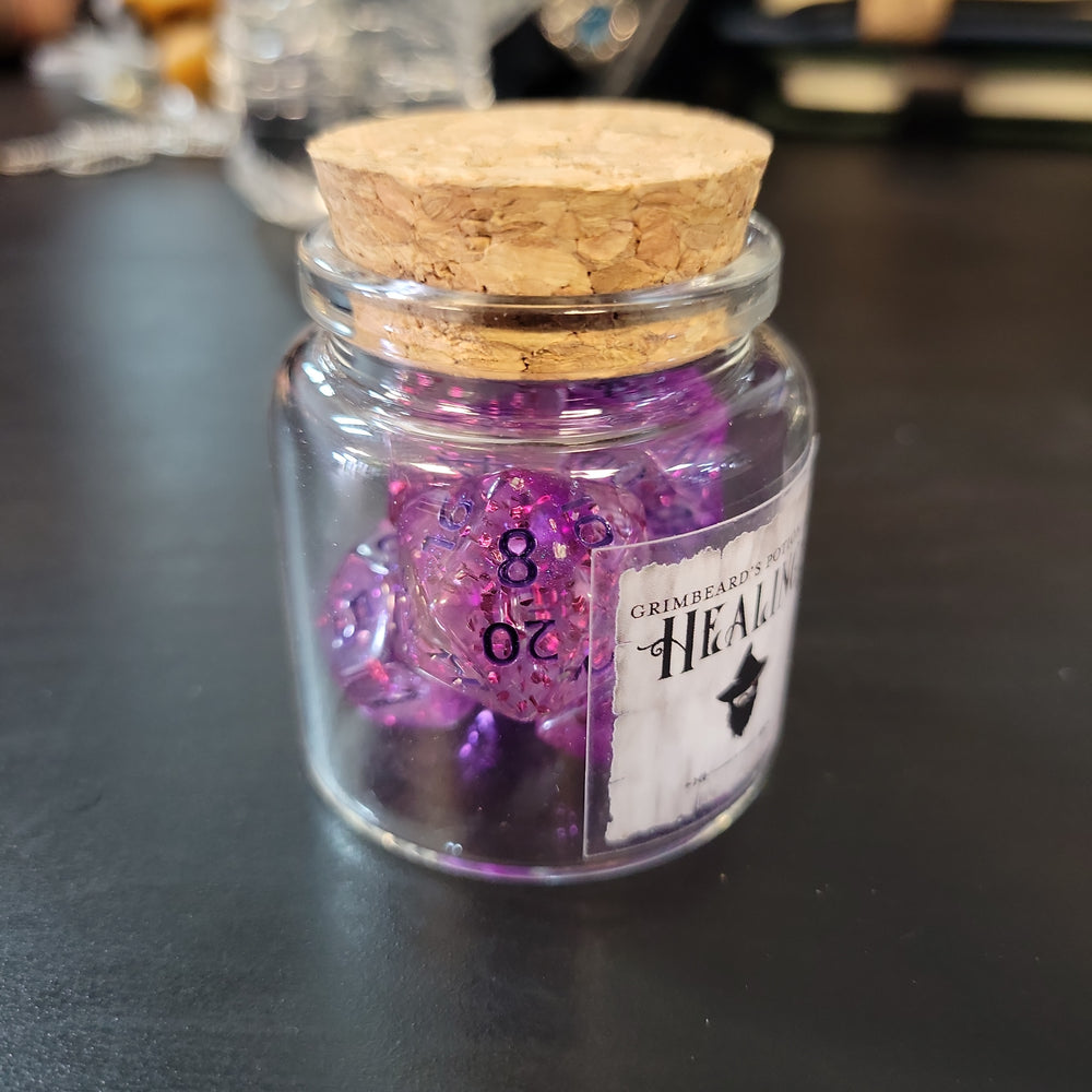 Grimbeards Dice Potion - Translucent Purple