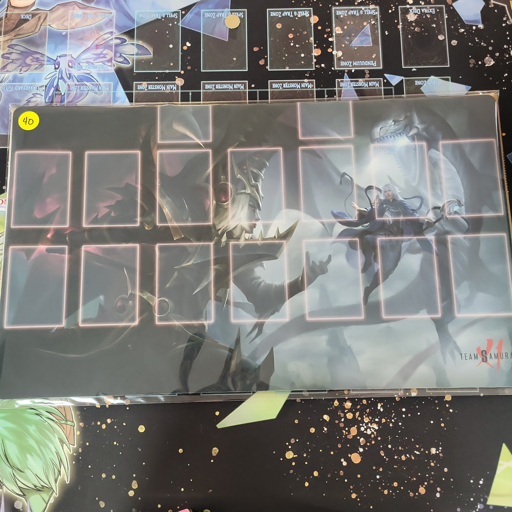 Team Samurai Limited Edition Playmat Dragoon Blues Eye White Dragon