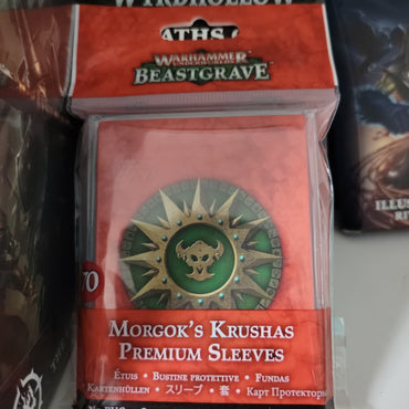 Warhammer Underworlds - Morgoks Krushas Premium Sleeves