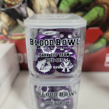 Blood Bowl - Dark Elf Team Dice Set