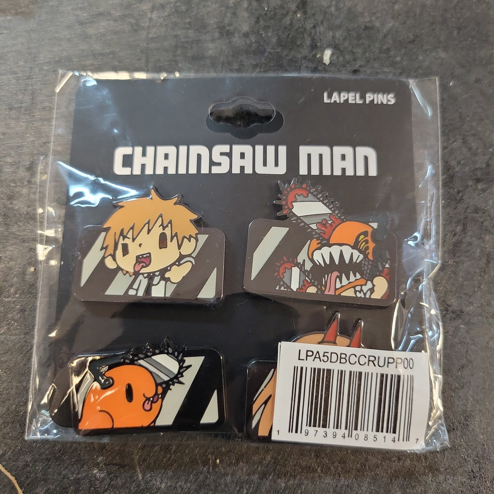 Chainsaw Man Chibi Lapel Pin Set