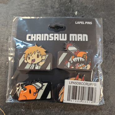 Chainsaw Man Chibi Lapel Pin Set