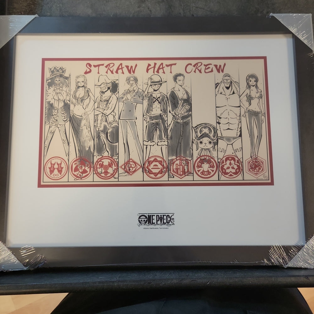 One Piece - Straw Hat Crew Framed Print