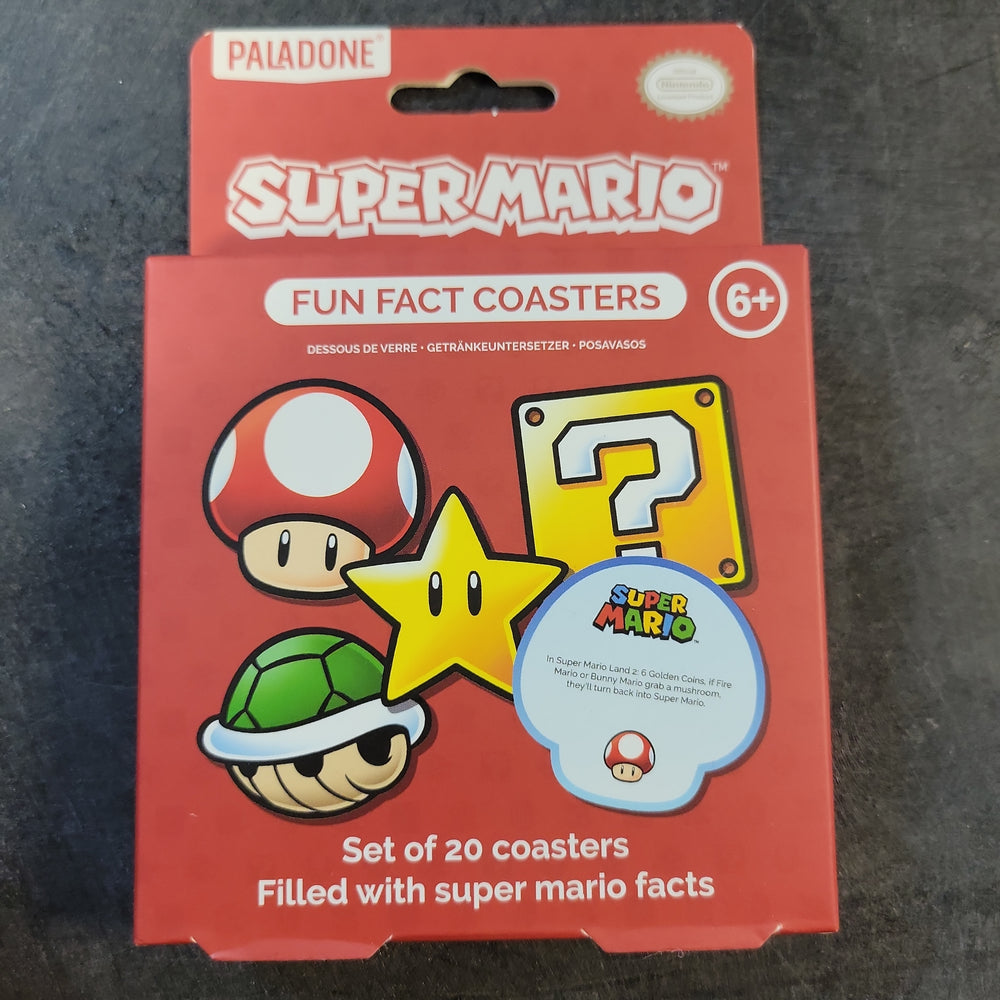 Super Mario Fact Coasters