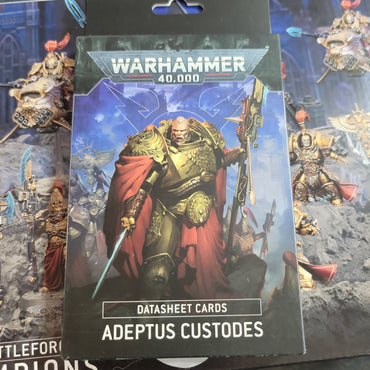 Warhammer 40k - Adeptus Custodes Datasheet Cards