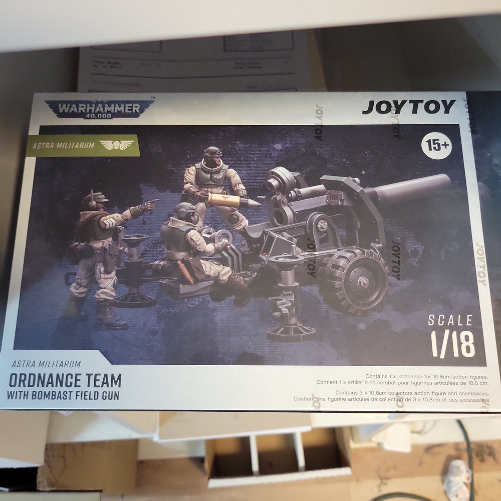 Joytoy - Astra Militarum Ordnance Team with Bombast Field Gun