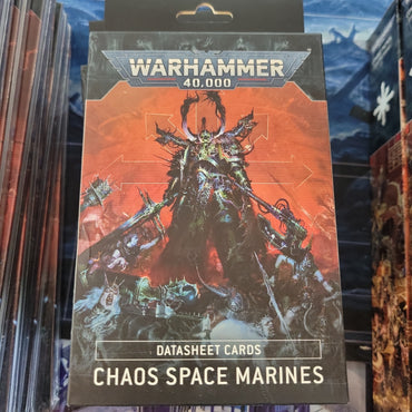 Chaos Space Marines - Datasheet Cards 10th Edition