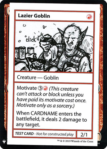 Lazier Goblin [Mystery Booster Playtest Cards]