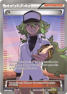 alternate full art pokemon cards N (105a/124) (Alternate Promo) [XY: Fates Collide] style:Quandrix final fantasy Weakness / Resistance / Elite Zombie Commander Deck