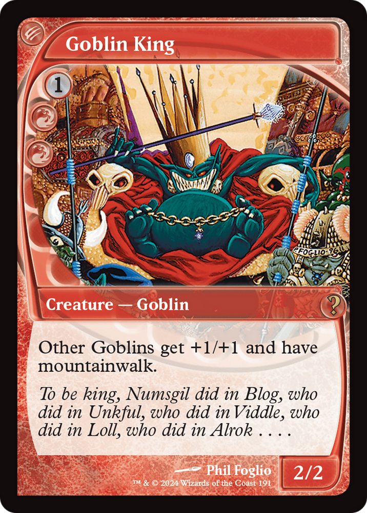 Goblin King (Future Sight) [Mystery Booster 2]