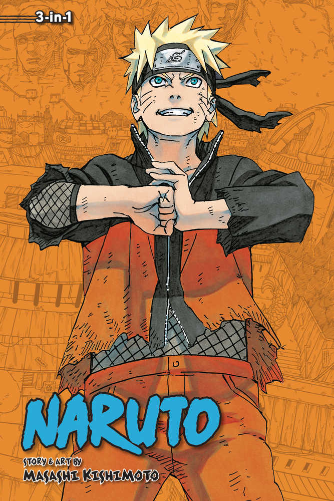 Naruto 3 in 1 TPB Volume 22
