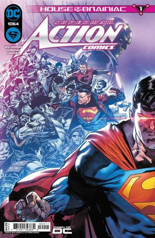 Action Comics #1064 Cover A Rafa Sandoval Connecting (House Of Brainiac)(Subscription)