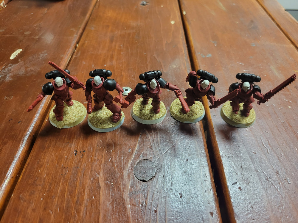 Space Marines Assault Intercessors 5 Man Used #71