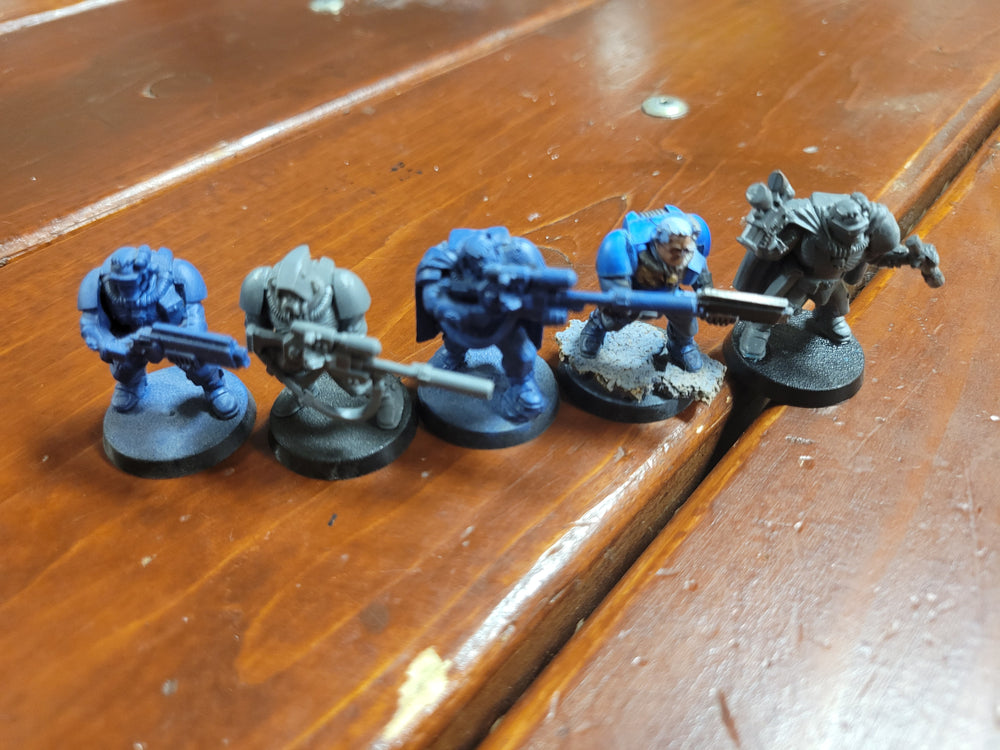 Space Marines Scouts 5 Man Used #80