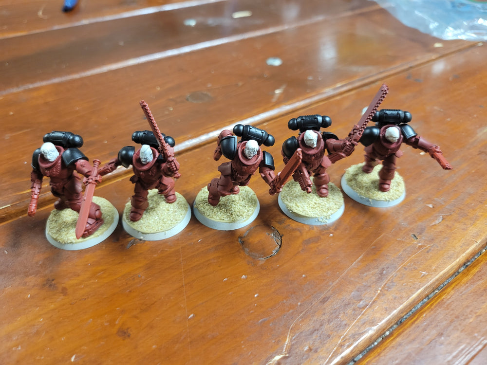 Space Marines Assault Intercessors 5 Man Used #81