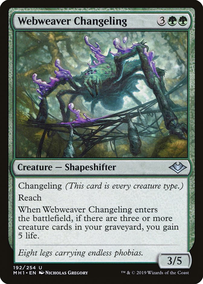 Webweaver Changeling [Modern Horizons]