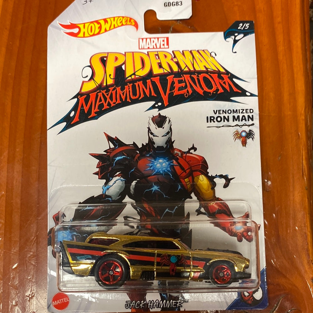 Hot Wheels Spider-man Maximum Venom Jack Hammer