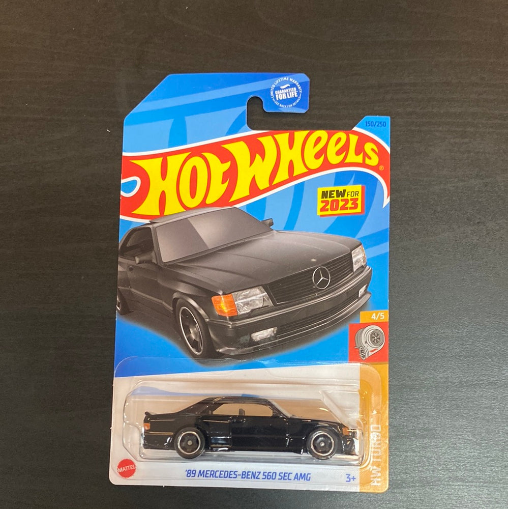 Hot Wheels HW TURBO 4/5 ‘89 Mercedes-Benz 560 Sec amg