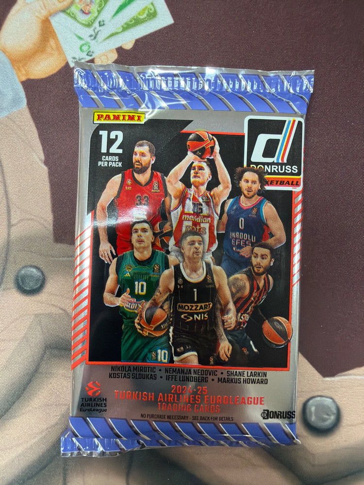 2024/25 Panini Donruss Turkish Airlines EuroLeague Basketball Hobby Pack