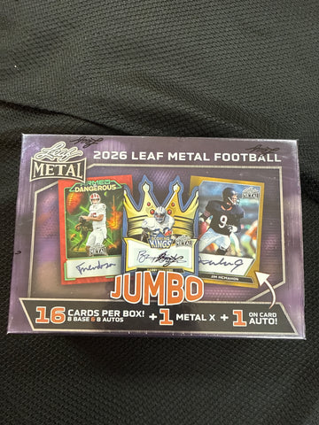 2026 - Leaf Metal Jumbo NFL