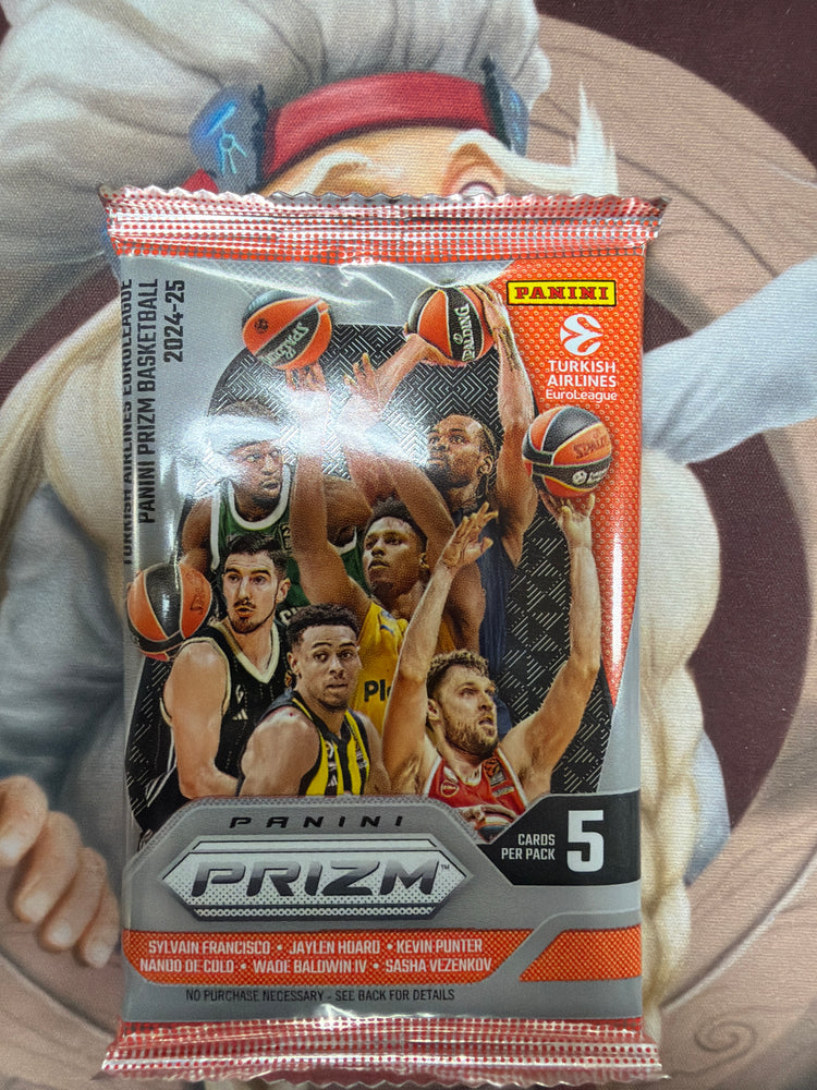 2024-25 Panini Turkish Airlines Euroleague Prizm Basketball Hobby Pack