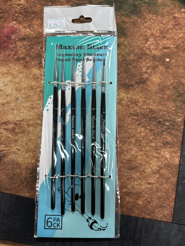 Ghost Brush - Maxton Black Detail Brush Set