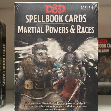 Spellbook cards Martial Powers & Races