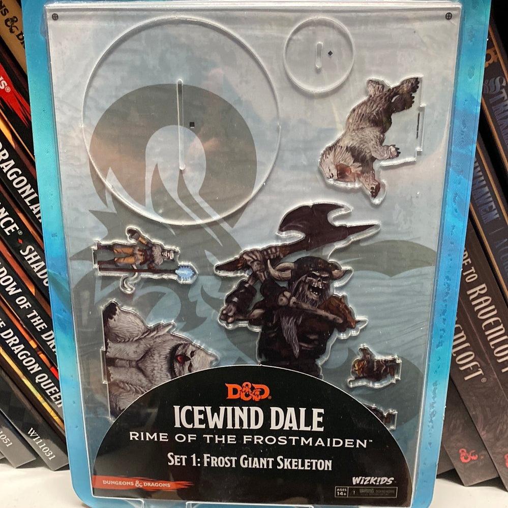 D&D Icewind Dale Rime of the frostmaiden set 1 Frost Giant Skeleton