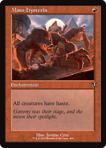 Mass Hysteria (Retro Frame) [Innistrad Remastered]