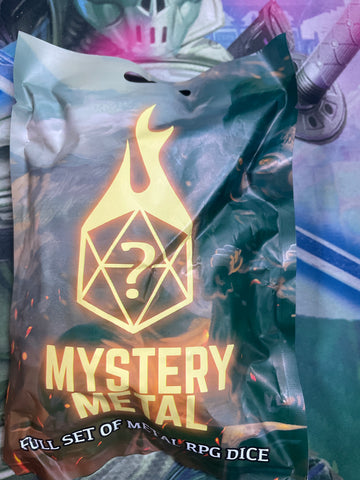 Mystery Metal Set of 7 Metal dice